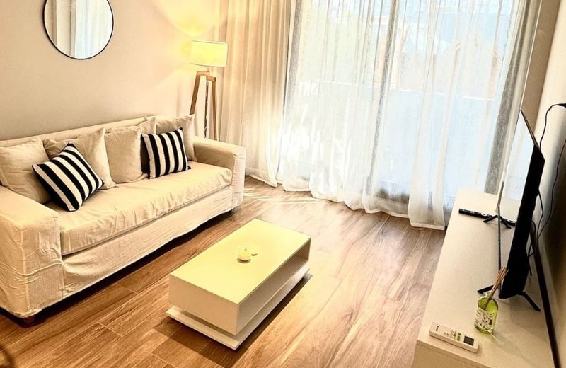Rent of a bright modern 3-room apartment, Palermo Soho, Buenos Aires, Argentina